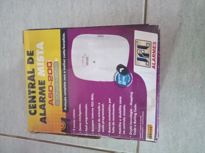 Central Alarme Mista Asd 200
