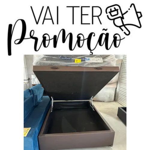 Super promoção baú casal novo de fábrica