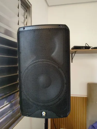 Caixa de Som Áudio MJ BP17-15A Bluetooth Profissional 