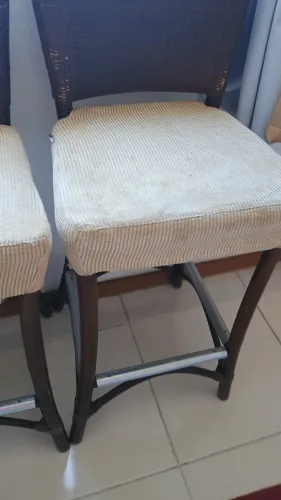 Banqueta p bancada de madeira Saccaro total 5