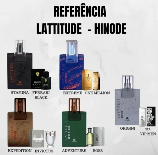 hinode Lattitude Stamina Deo Colônia 100ml