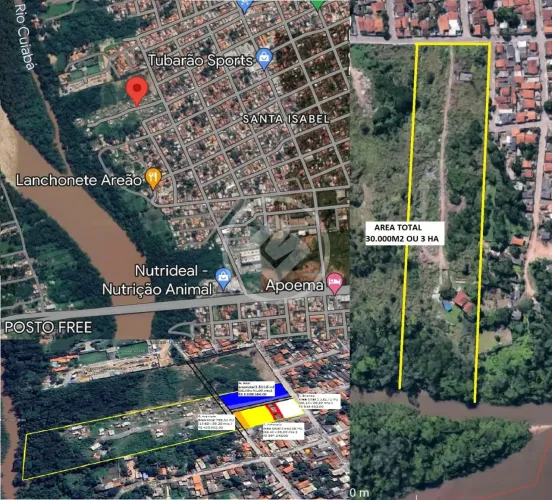 TERRENO COMERCIAL À VENDA EM CUIABÁ 3HA R$ 9.900.000,00 codigo: 61961
