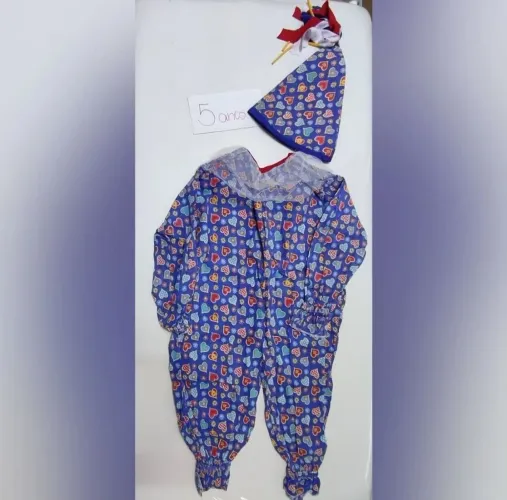 Fantasia de palhaço infantil - 5 anos