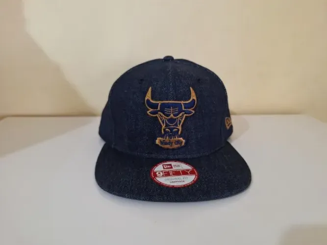 Boné New Era Aba Reta Jeans NBA Chicago Bulls Original