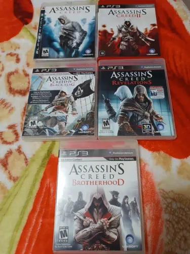 Assassins Creed 1,3,4 brotherhood e revelations