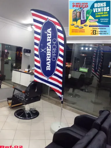 Wind Banner para Barbearia Capricho