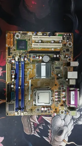 Placa mãe G41 com processador E5800
