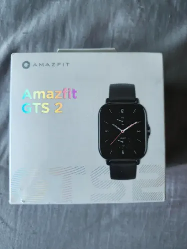 Smartwatch Amazfit Fashion Gts 2 1.65 Preto + Película - A1969 - Lacrado - Original