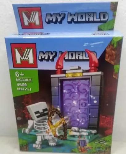 Minecraft Lego Brinquedo De Montar My World