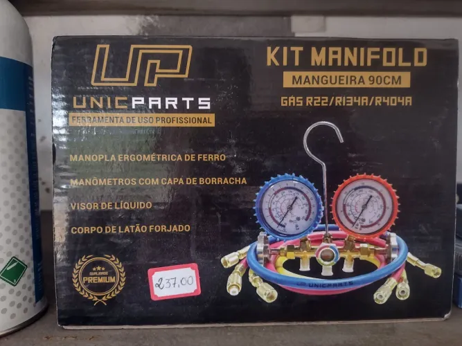 Kit Manifold para Refrigeração R22/R134A/R4 Lacrado 04A