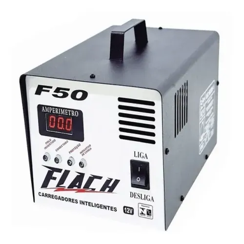 CARREGADOR DE BATERIA  F50 50A/12V AUXILIAR DE PARTIDA-Flach