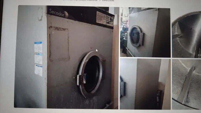 Secador de roupas industrial 50kg