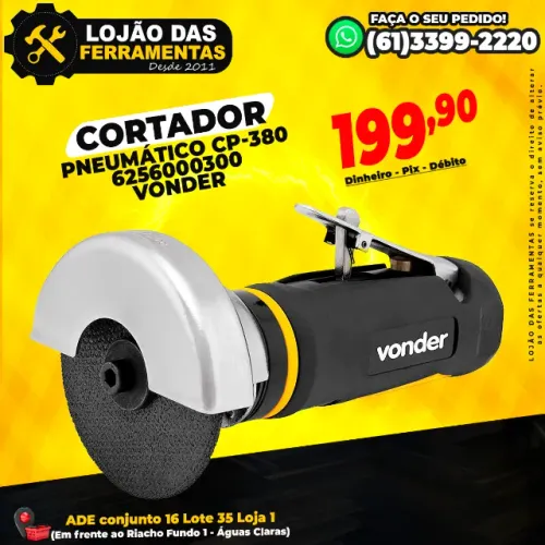 Cortador Pneumático CP-380 6256000300 Vonder