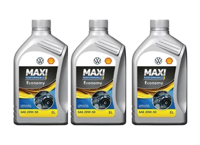 3 unidades Óleo Lubrificante de Motor SL 20W-50 Mineral VW
