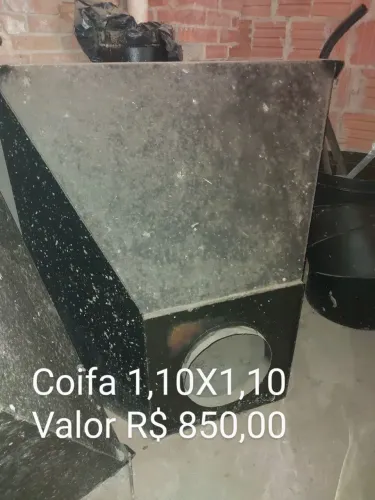 Coifa 1,10X1,10 - Equipamento para comércio