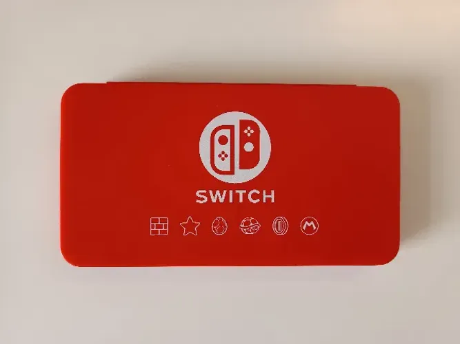 Estojo - Case - 24 Cartuchos de Nintendo Switch - Mario - Produto NOVO