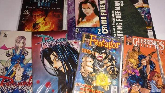 Lote de mangás revistas HQs mangá
