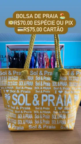 Bolsa de praia grande