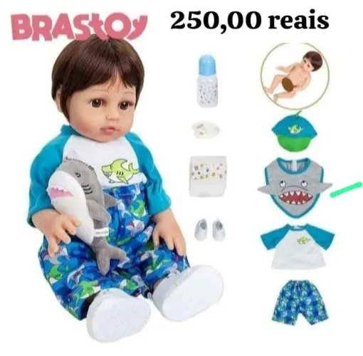 Bebê Reborn - Menino - Brastoy
