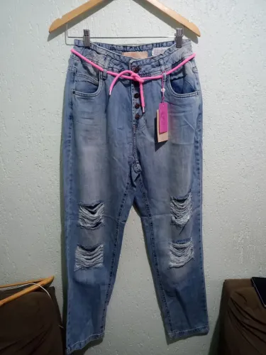 Calça jeans Mom