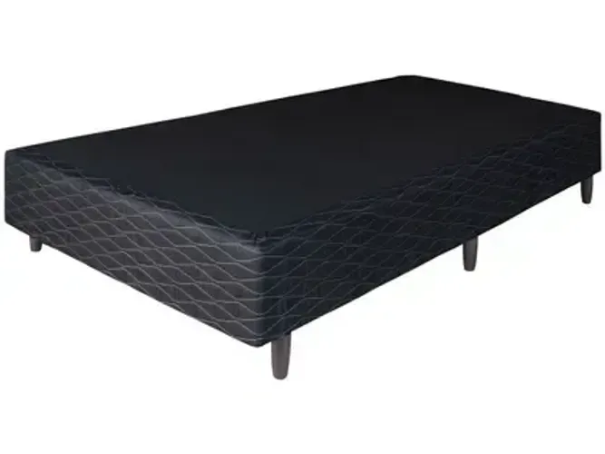 Base Cama Box para casa na cor preta