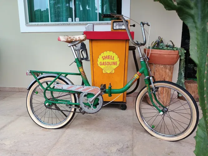 Bicicleta Antiga Monark DobraMatic Pintura Original 1979