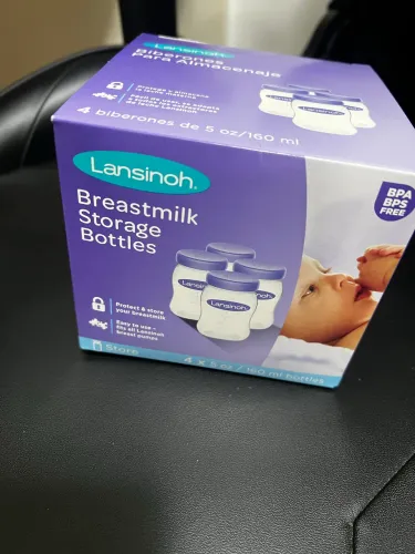 Pote armazenamento leite materno Lansinoh