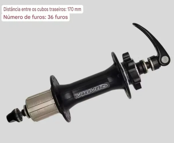  cubo de rolamento de bicicleta de pneu gordo motocicleta 36 furos