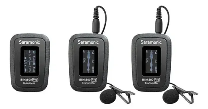 Microfones Lapela Saramonic Blink500 Pro B2 Condensador Omnidirecional Profissional