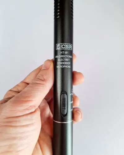 Microfone Direcional Yoga Csr Ht 81 Shotgun Boom