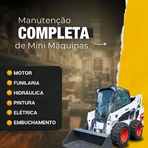 Oficina Mecanica Bobcat Minicarregadeira Miniescavadeira<br>a<br>