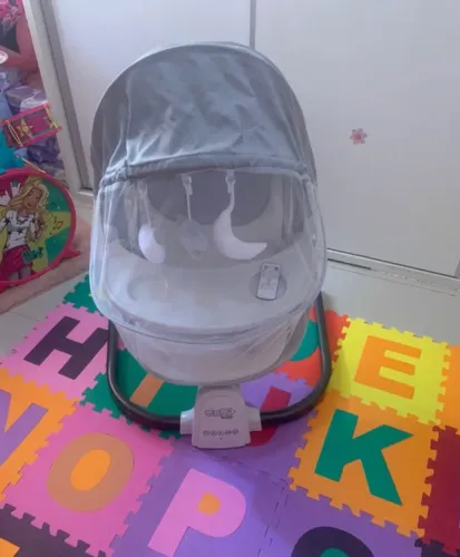 Cadeirinha De Descanso Balanço Bebê Elétrica Snug Maxi Baby