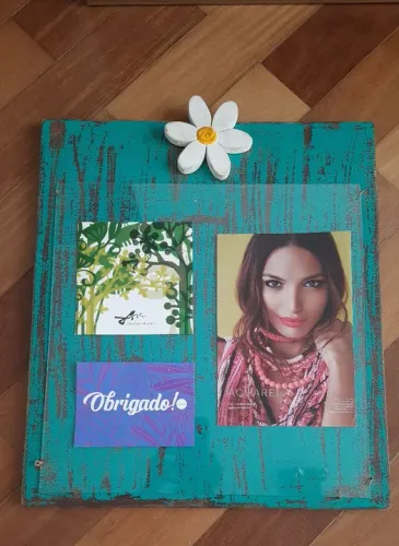 Porta retrato em forma de quadro