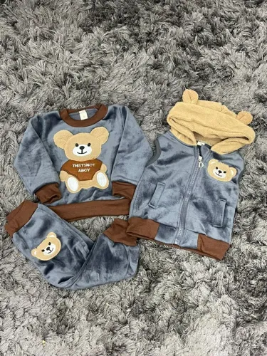 Conjunto infantil de urso