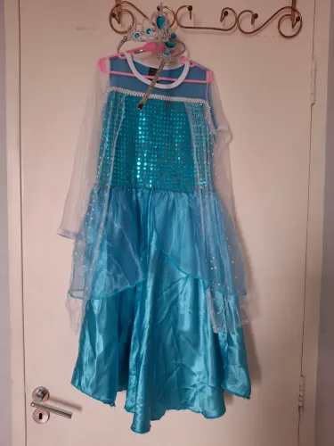 Vestido Infantil Fantasia Frozen - Tamanho M
