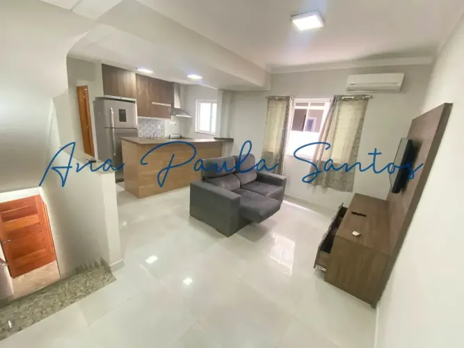 Linda e aconhegante casa de 2 dorms em condomínio fechado a venda no Campo Grande em Santo