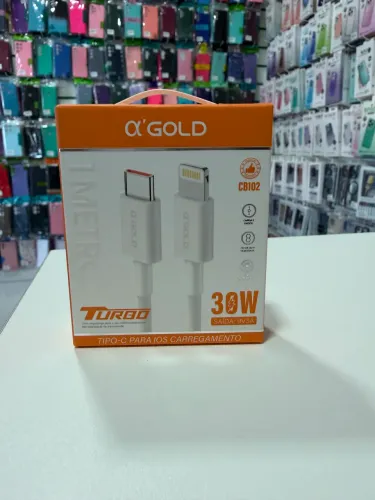 Cabo tipo C Lightning iPhone de alta qualidade original A?gold 