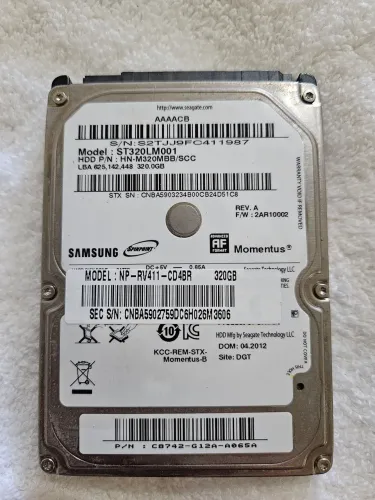 HD para notebook Samsung 320GB Original