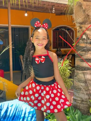 Fantasia infantil Minnie ou Mulher maravilha 