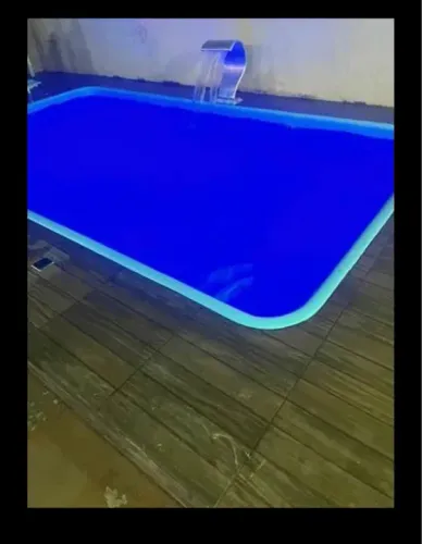 Piscina de fibra 4 mts instalada completa
