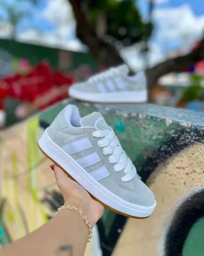 Tênis Adidas Campus Cinza - Novo