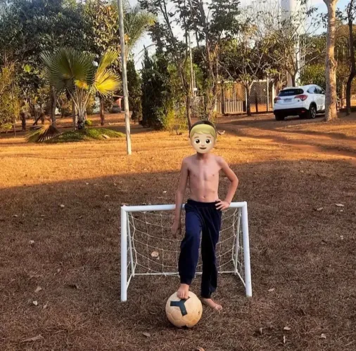 Golzinho de Futebol para Diversão ao Ar Livre