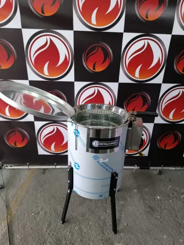Fritadeira industrial elétrica 220 volts água e óleo 40 litros