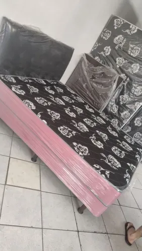 CAMA CASAL BOX CONJUGADA + CABECEIRA NOVA DE FABRICA