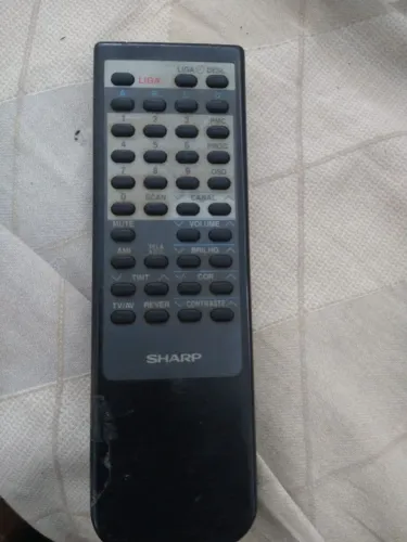 Controle remoto original da TV Sharp modelo C20R12 