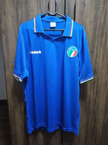 Camisa Retrô Itália Copa de 90 Raridade - Tamanho XL
