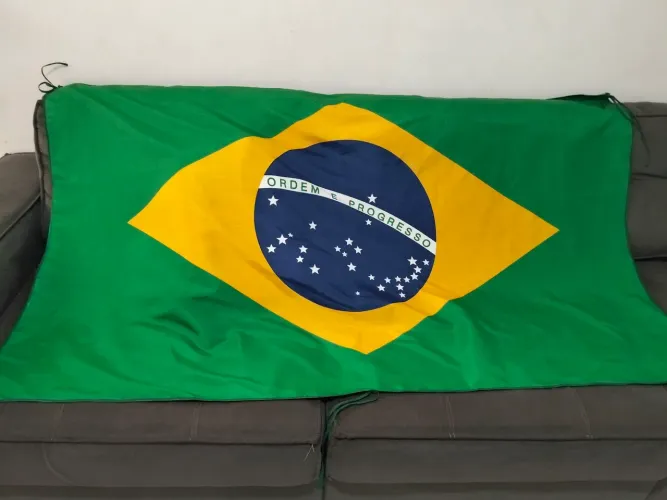 Bandeira do Brasil em Tactel 