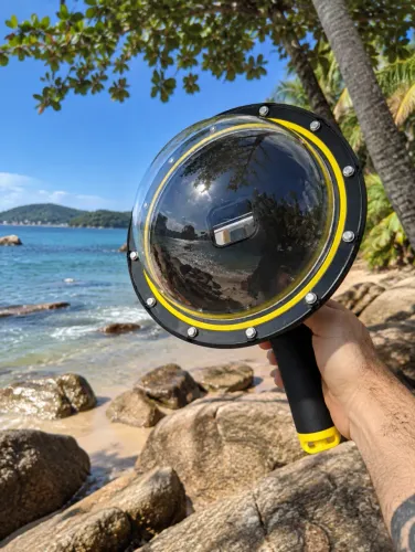 Dome GoPro Hero 9 10 11 12 13 Telesin Mergulho