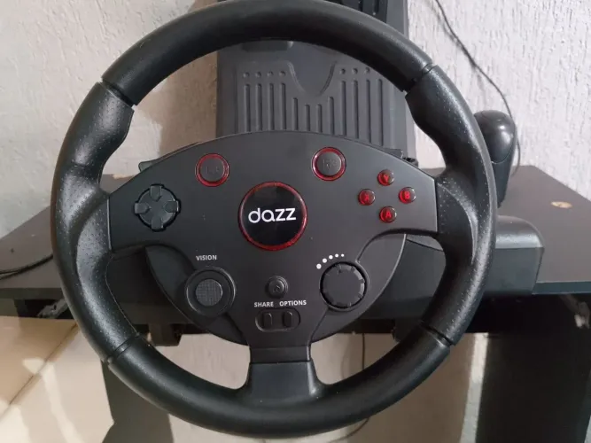 Volante e Pedal Force Driving pouco tempo de uso Apenas $459!!!! Pra sair rápido 