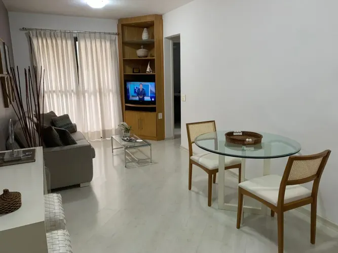 Apto de 2 suítes na Vila Olímpia totalmente mobiliado com 1 vaga